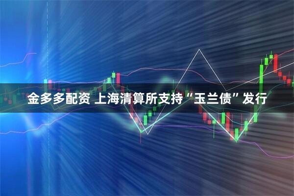 金多多配资 上海清算所支持“玉兰债”发行